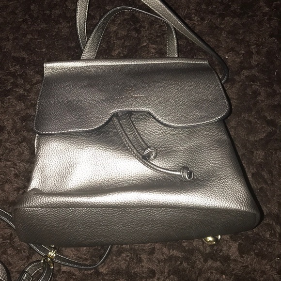 Convertible backpack in gray color - Picture 3 of 8